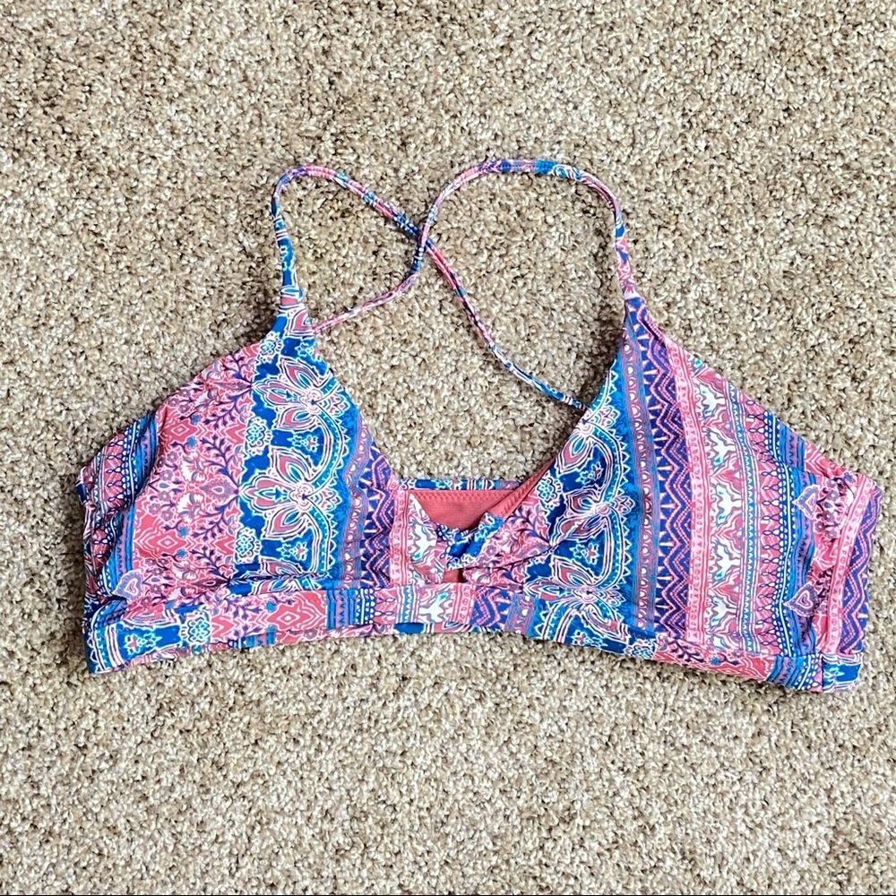 RAISINS Byron Bay Multicolor Floral Bikini Top - Picture 8 of 9